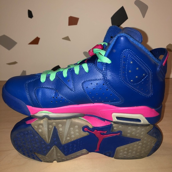 Jordan 6 Retro Game Royal - Nicki Minaj Anaconda - Picture 2 of 3